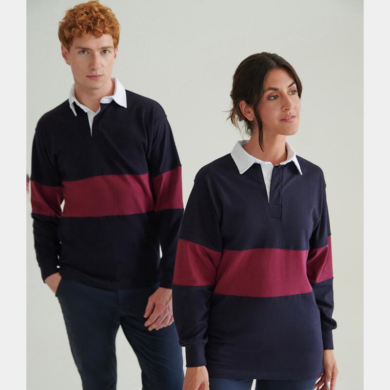 Front Row Panelled Rugby Shirt Thumbnail